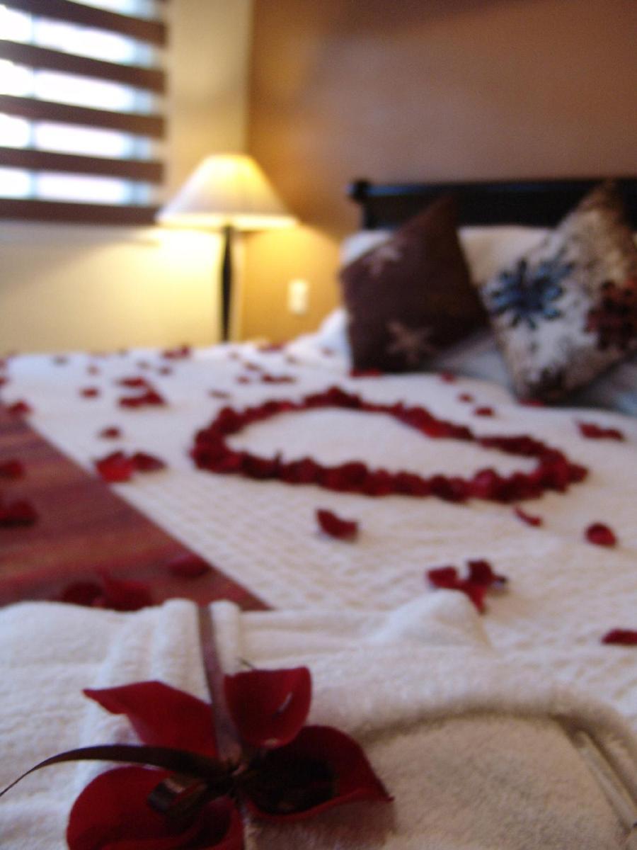 Casa Del Tio Hotel Boutique Σαν Μιγκέλ ντε Αγιέντε Δωμάτιο φωτογραφία A bed decorated with rose petals